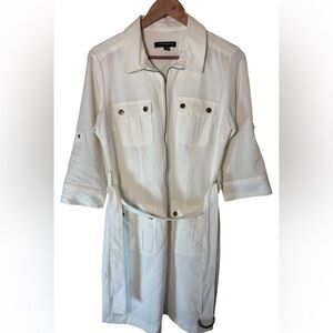 Utility zip front dress size 8